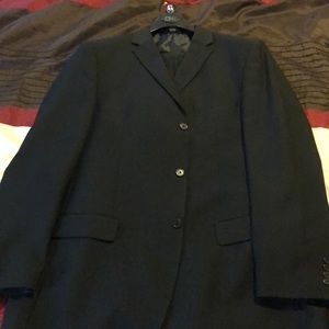 2 piece black suit
